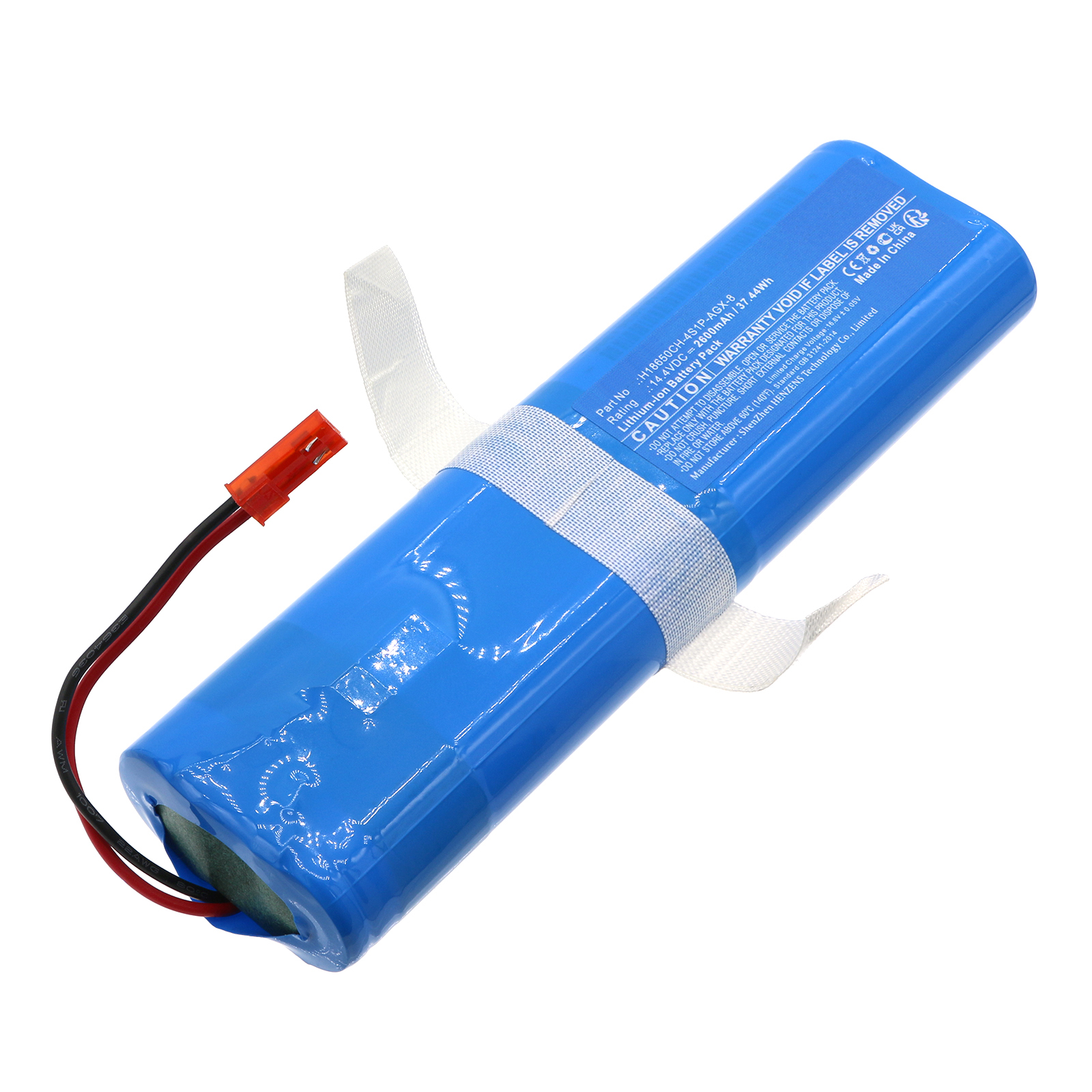Synergy Digital Vacuum Cleaner Battery, Compatible with ETA H18650CH-4S1P-AGX-8 Vacuum Cleaner Battery (Li-ion, 14.4V, 2600mAh)