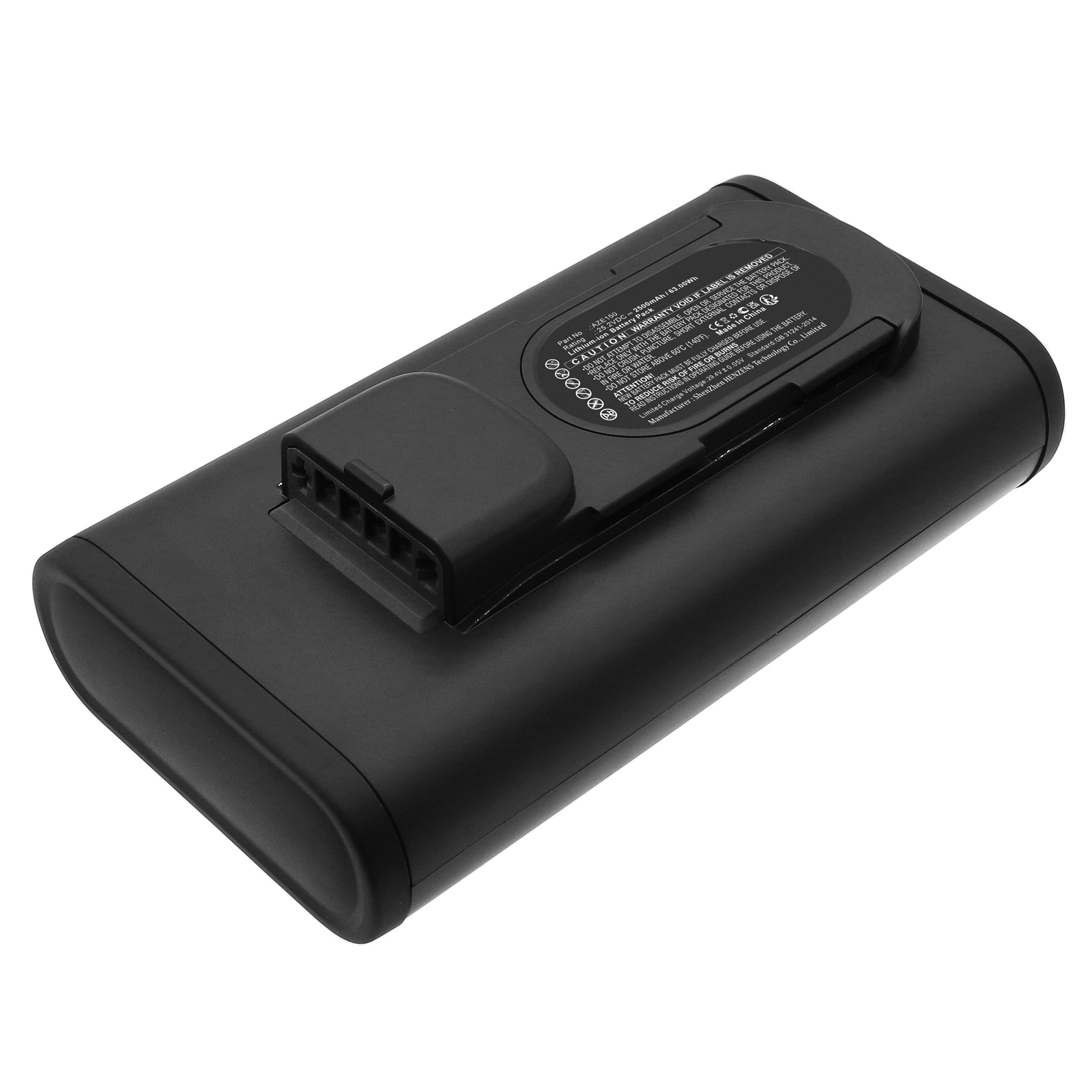 Synergy Digital Vacuum Cleaner Battery, Compatible with AEG AZE150 Vacuum Cleaner Battery (Li-ion, 25.2V, 2500mAh)