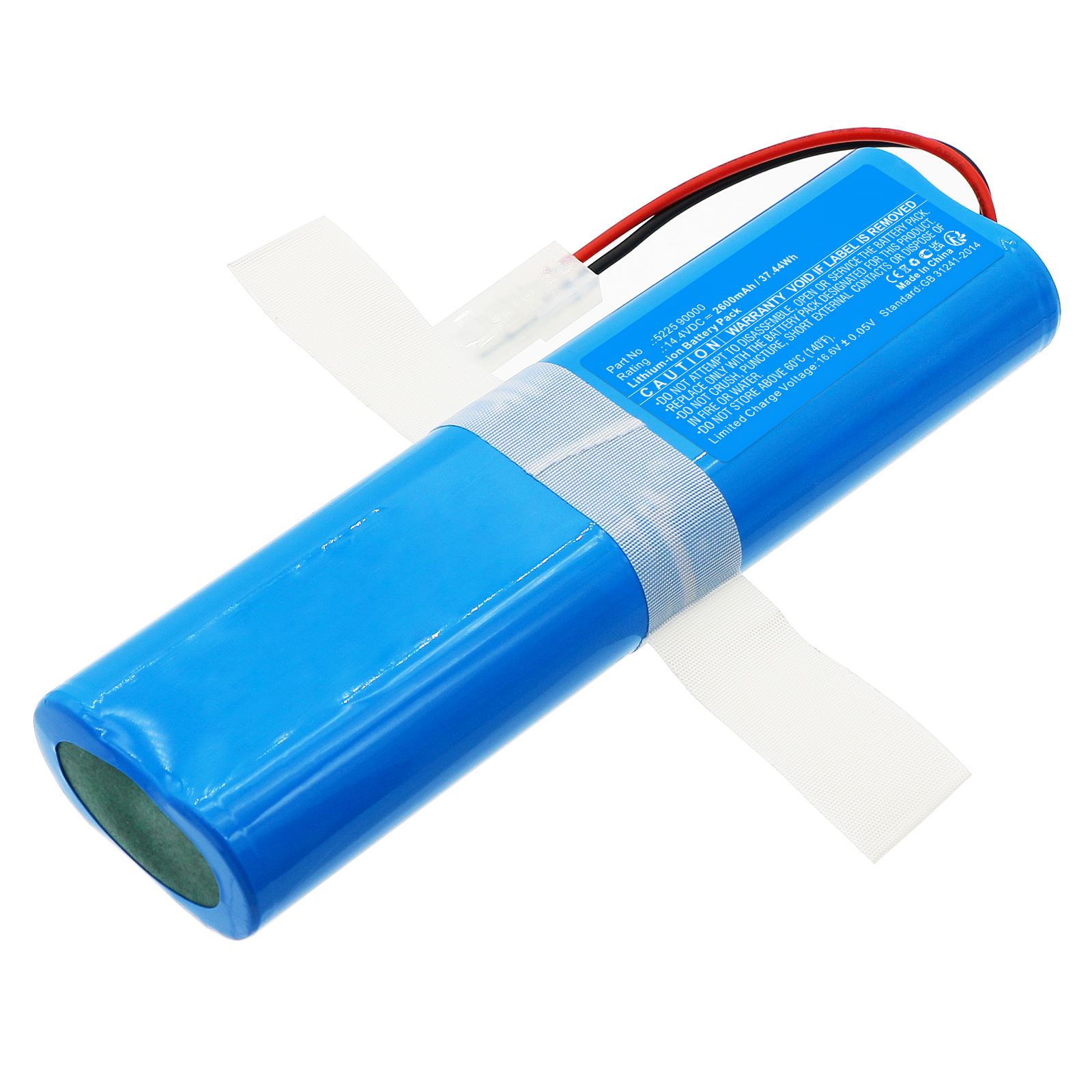 Synergy Digital Vacuum Cleaner Battery, Compatible with ETA 5225 90000 Vacuum Cleaner Battery (Li-ion, 14.4V, 2600mAh)