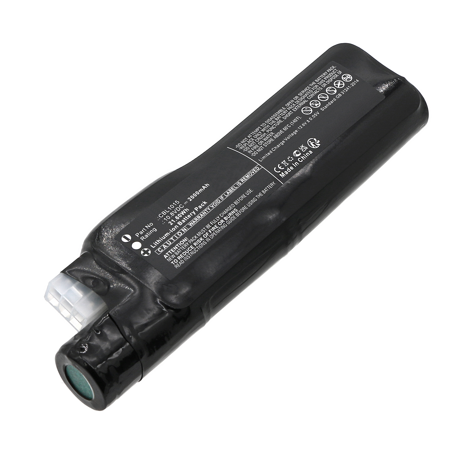 Synergy Digital Vacuum Cleaner Battery, Compatible with Iris Ohyama CBL1015 Vacuum Cleaner Battery (Li-ion, 10.8V, 2000mAh)