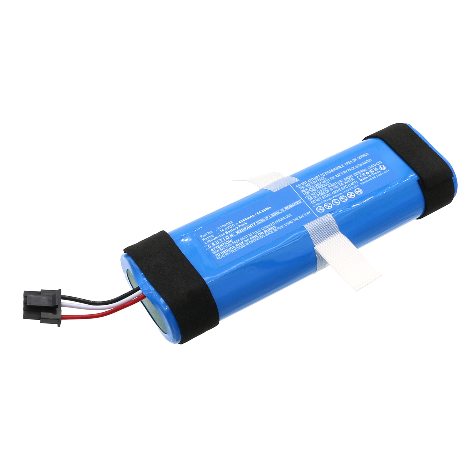 Synergy Digital Vacuum Cleaner Battery, Compatible with Philips C1048A2 Vacuum Cleaner Battery (Li-ion, 14.4V, 4500mAh)