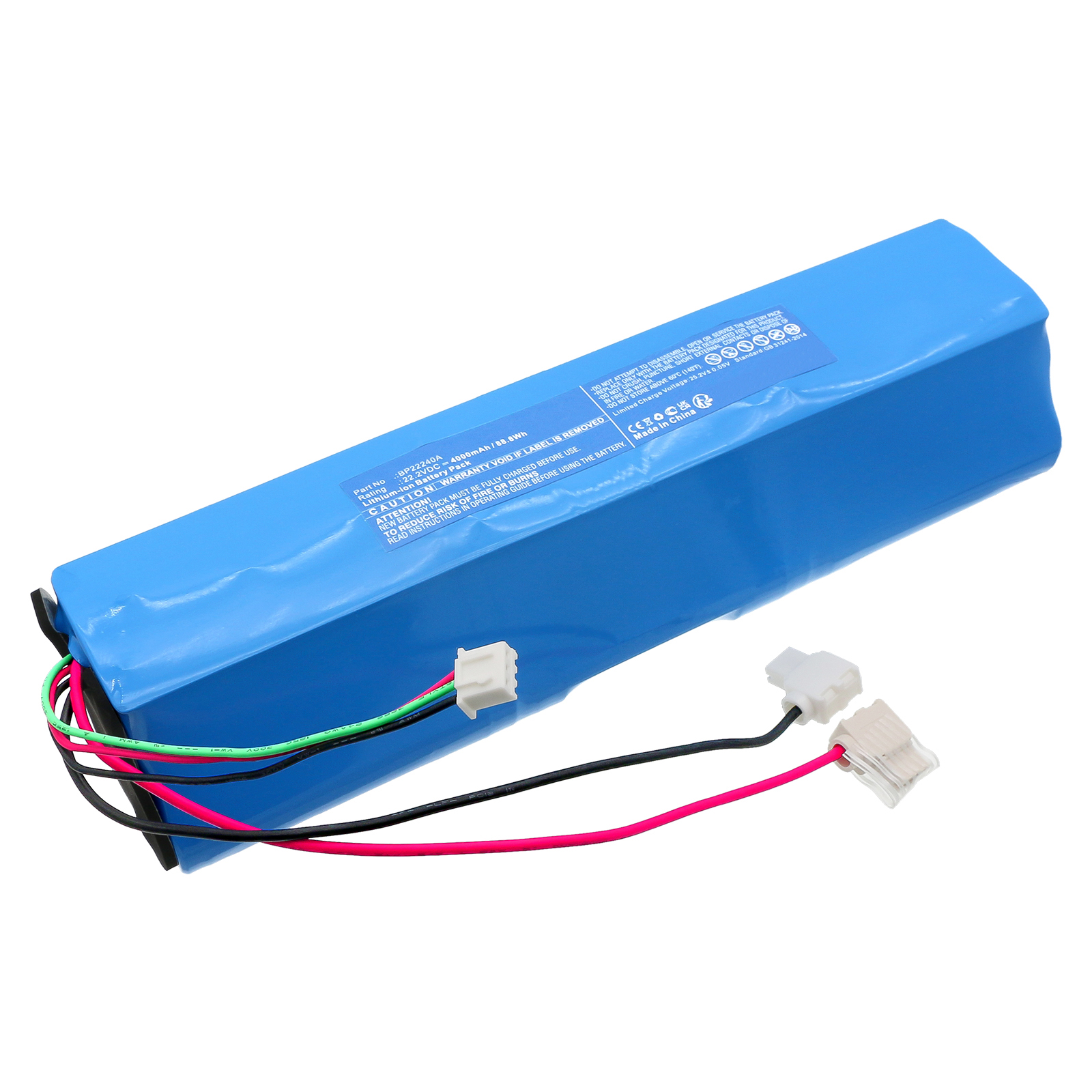 Synergy Digital Vacuum Cleaner Battery, Compatible with Eureka BP22240A Vacuum Cleaner Battery (Li-ion, 22.2V, 4000mAh)