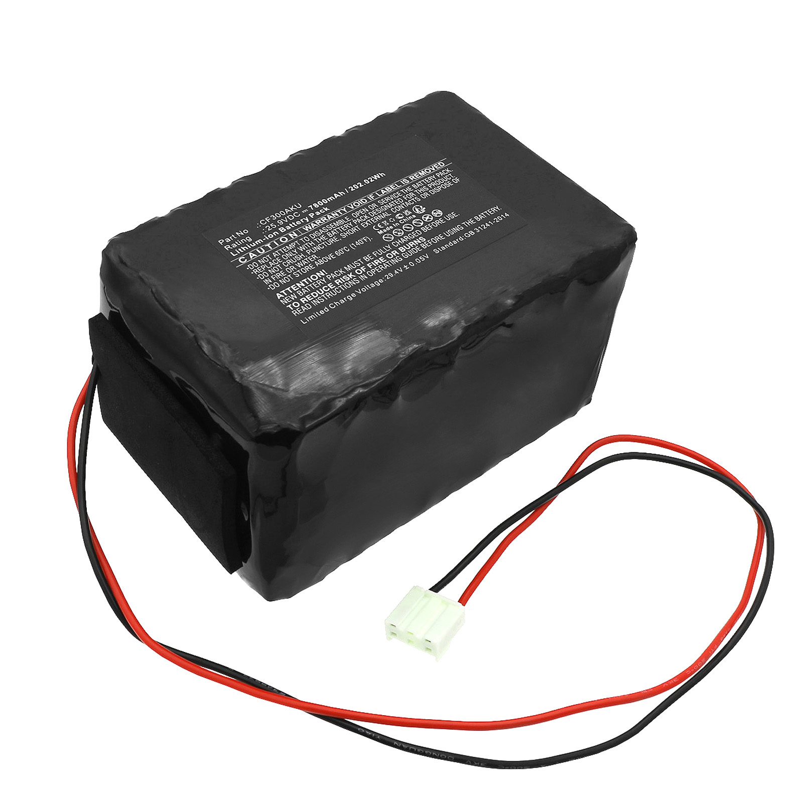 Synergy Digital Vacuum Cleaner Battery, Compatible with ORCA CF300AKU Vacuum Cleaner Battery (Li-ion, 25.9V, 7800mAh)